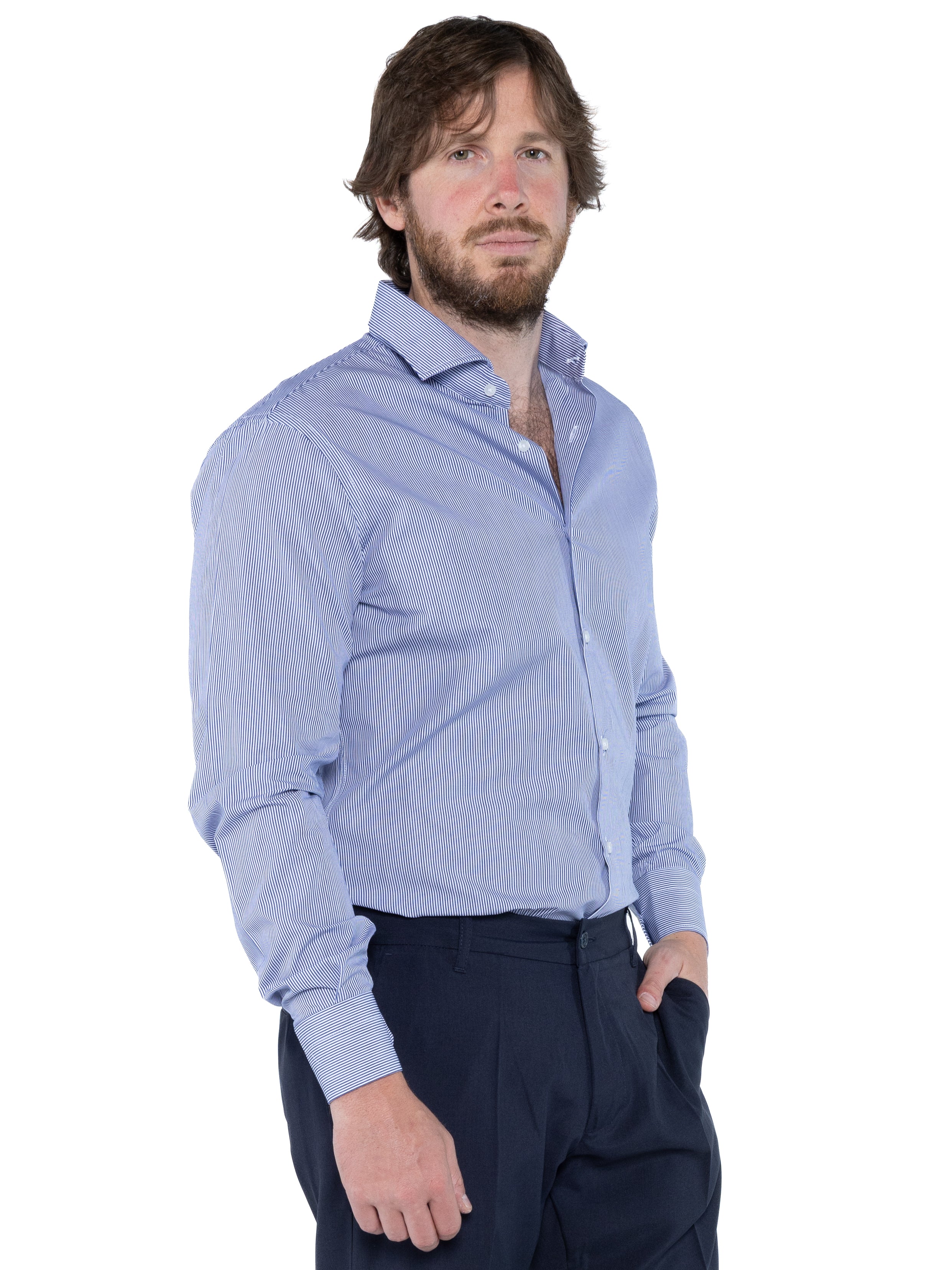 Camicia Golf rigo blu