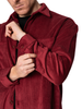 Overshirt Serafino rossa