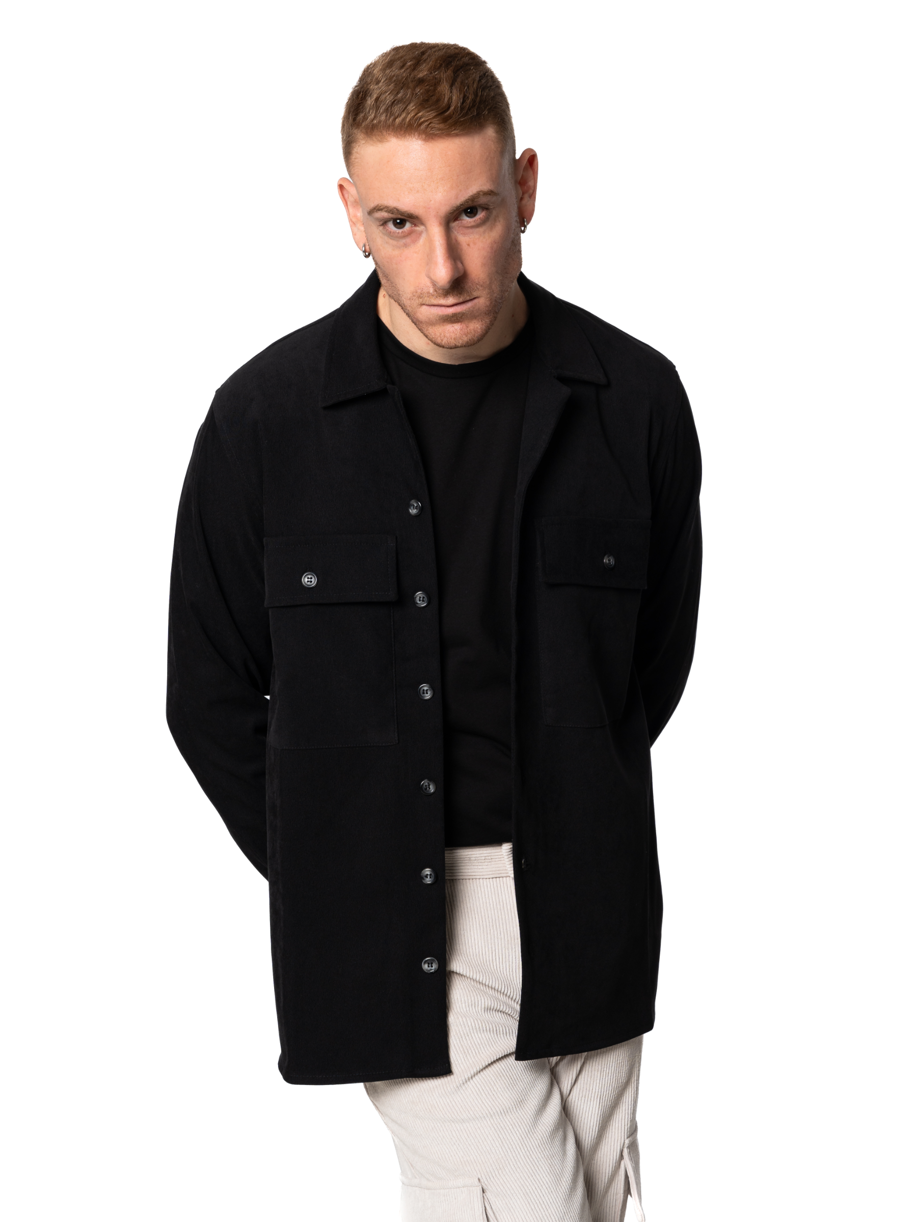 Overshirt Focus nera