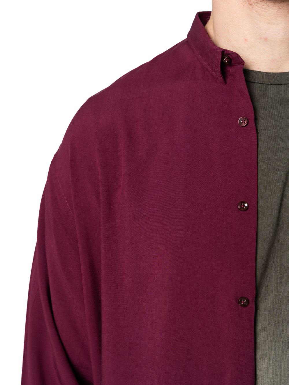 Camicia Stromboli bordeaux over