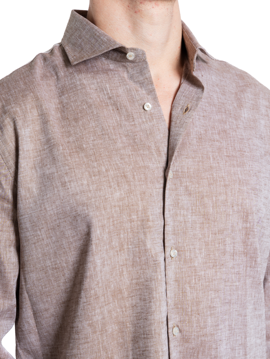 Camicia Positano tortora