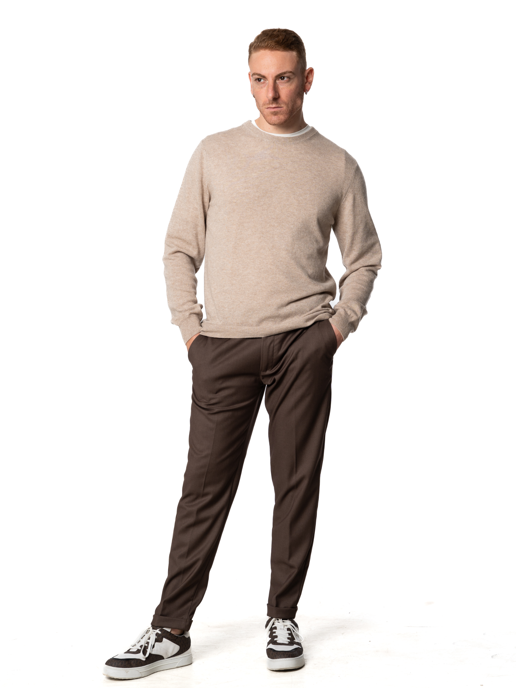 Pullover Kashmir beige