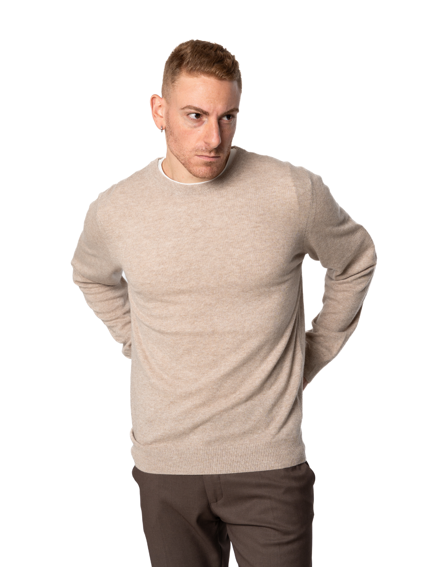 Pullover Kashmir beige