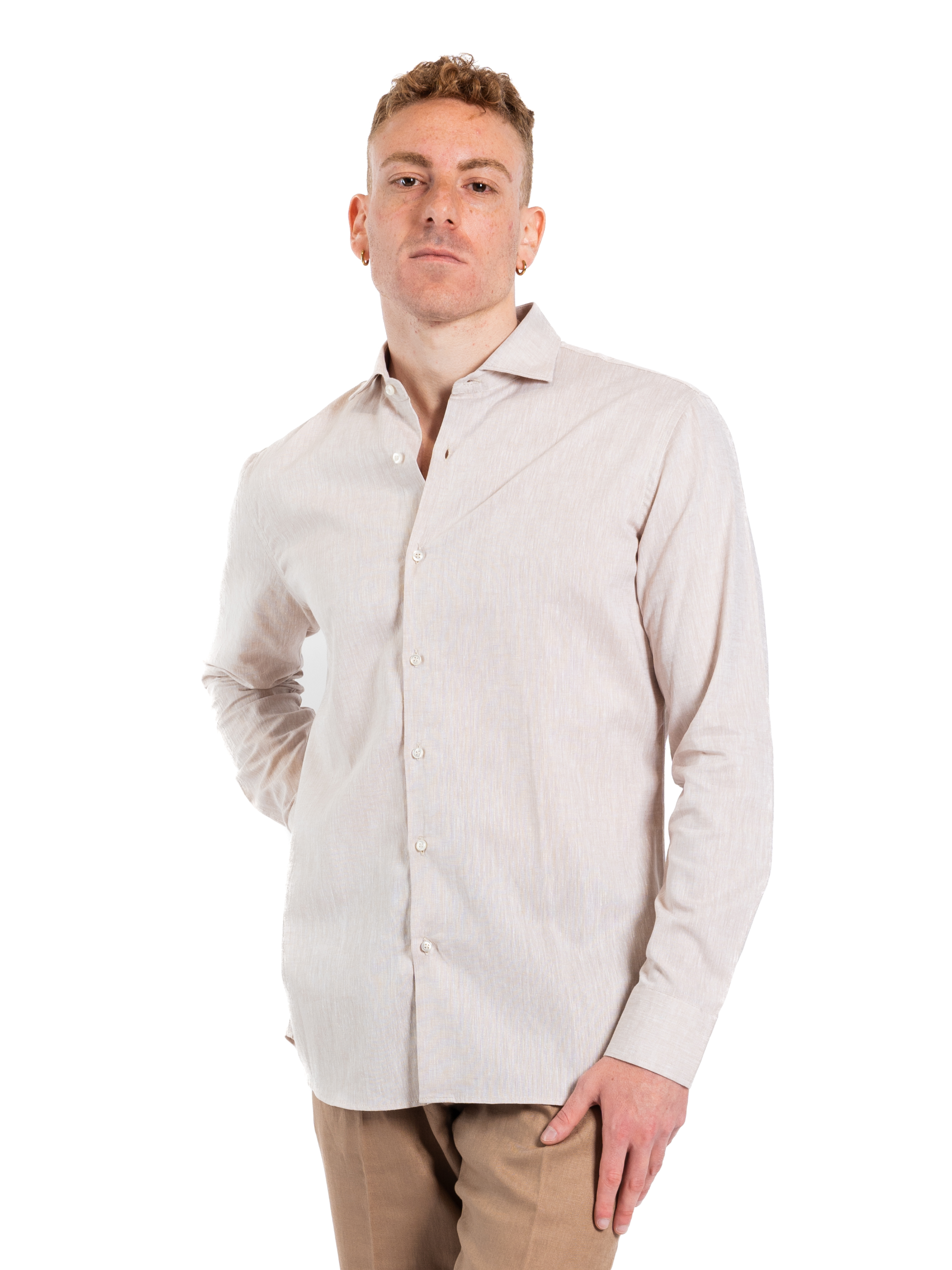 Camicia Positano beige