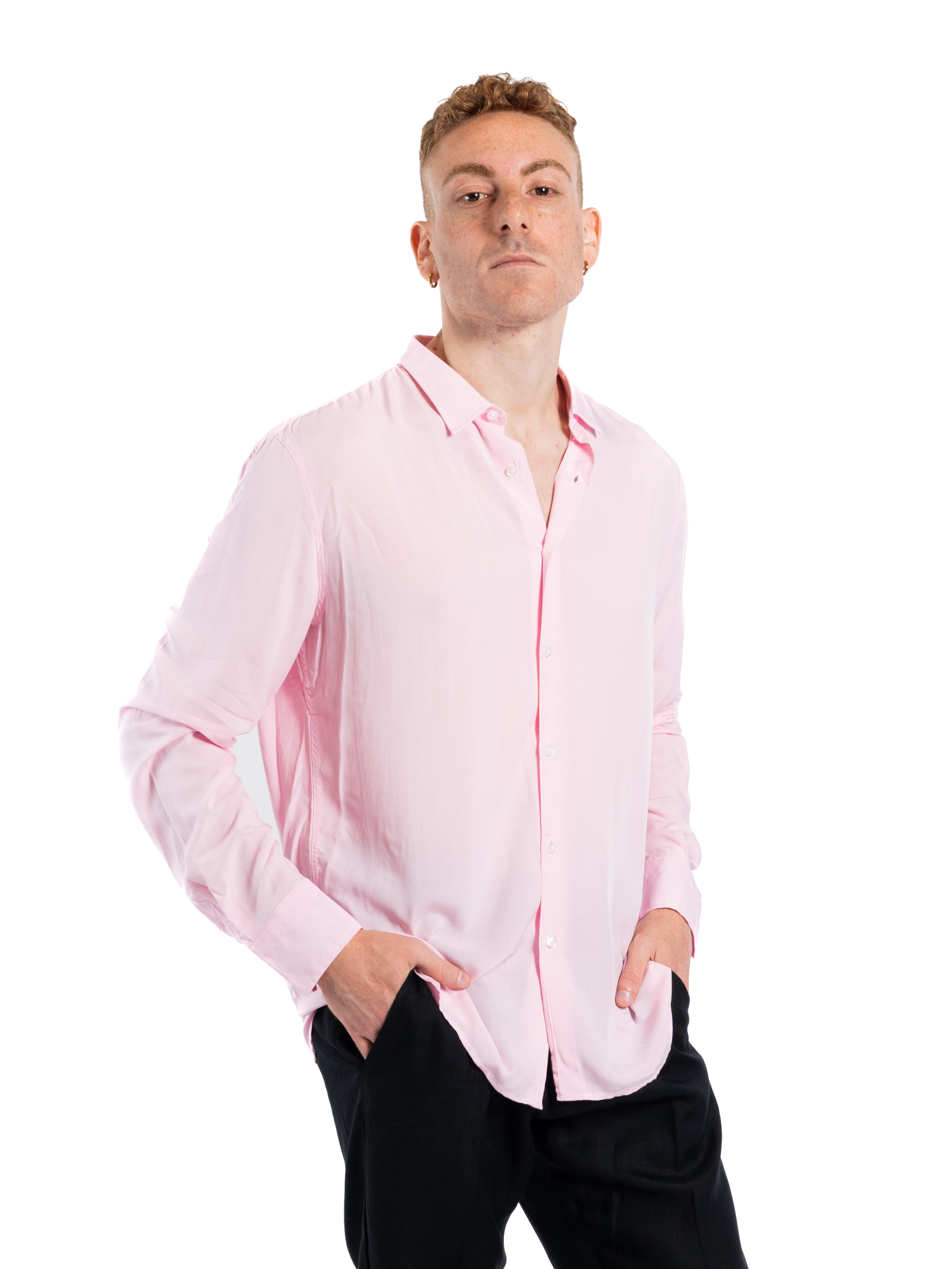 Camicia Stromboli rosa over