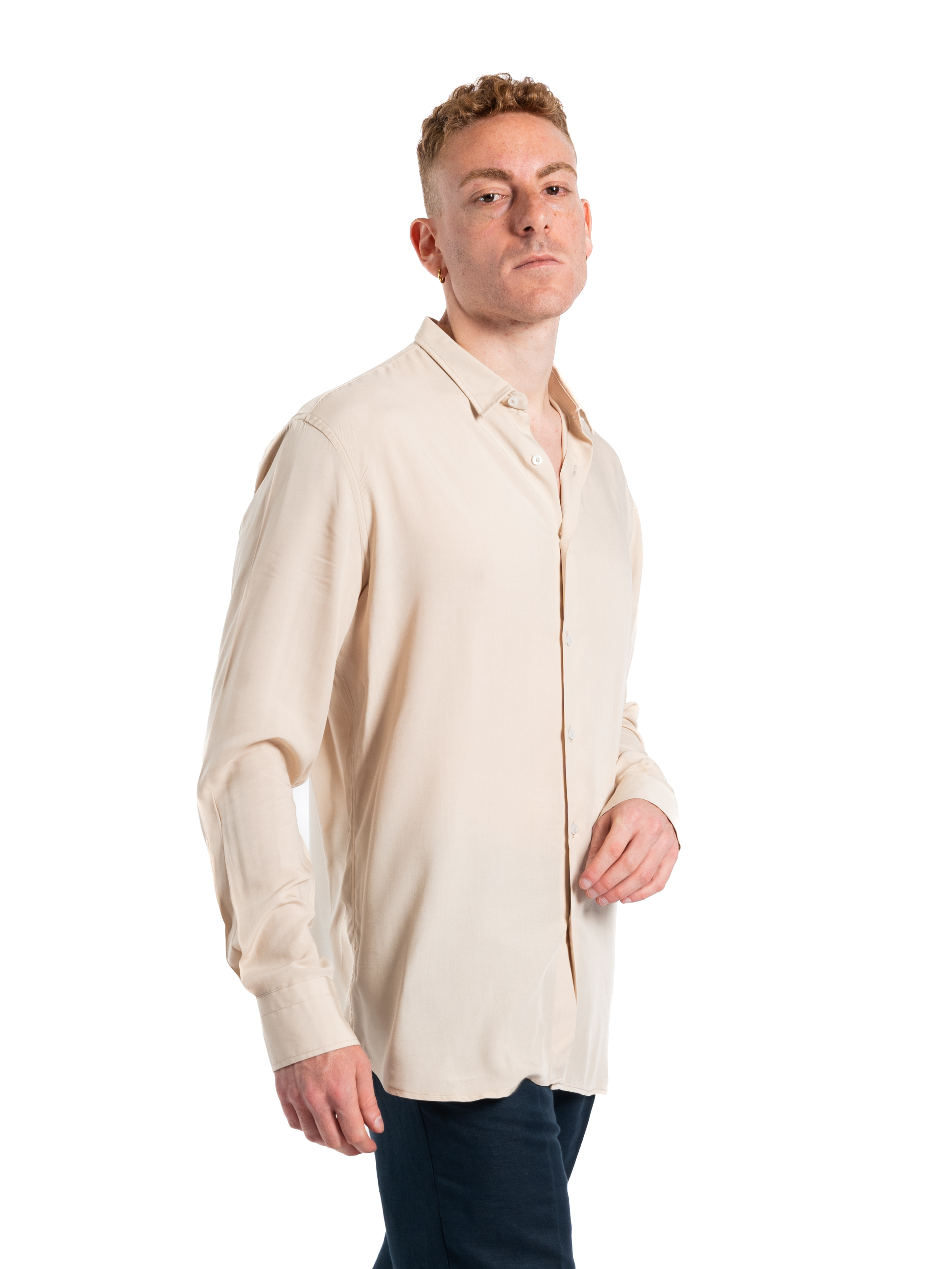 Camicia Stromboli beige chiaro
