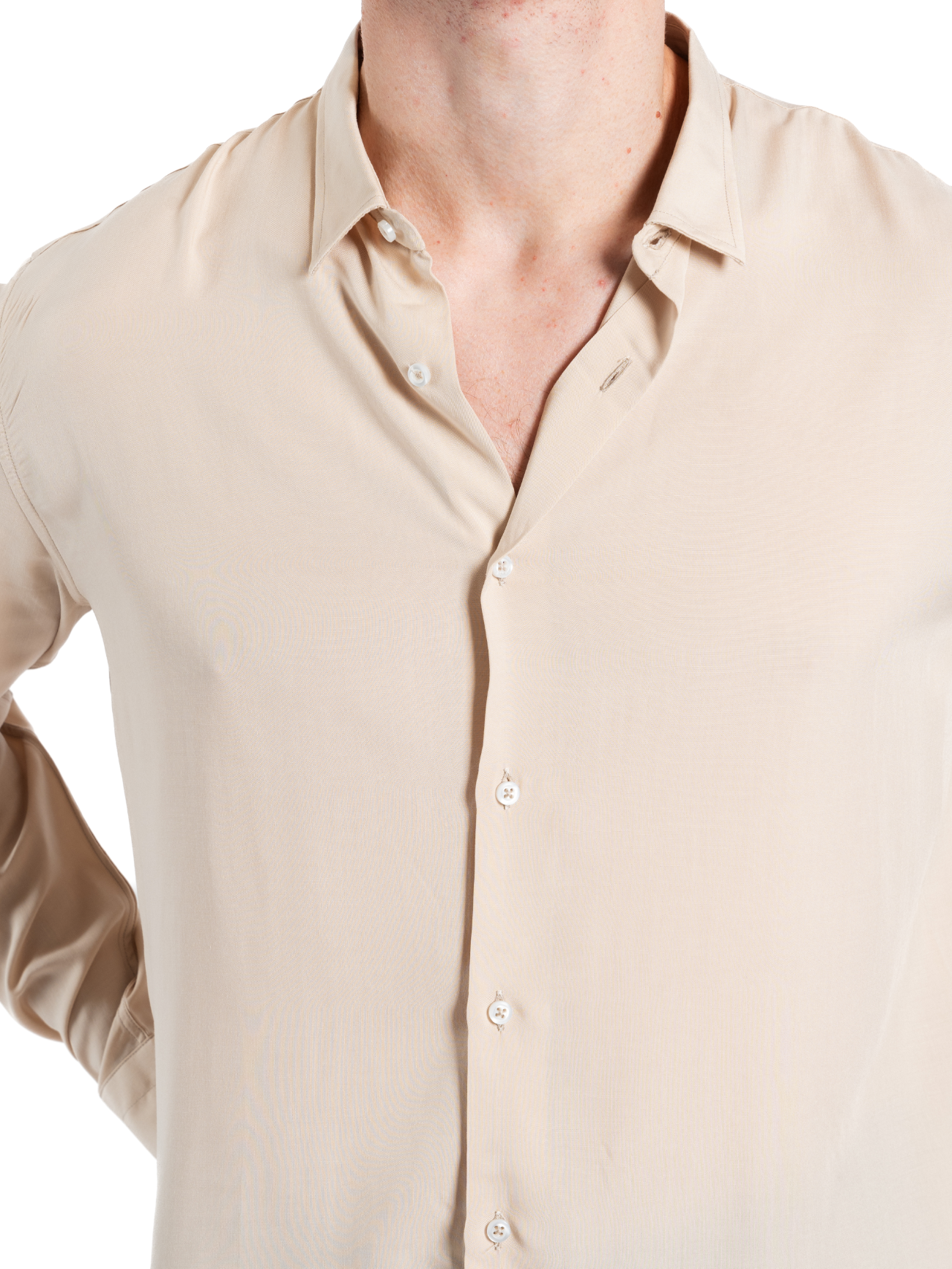 Camicia Stromboli beige chiaro