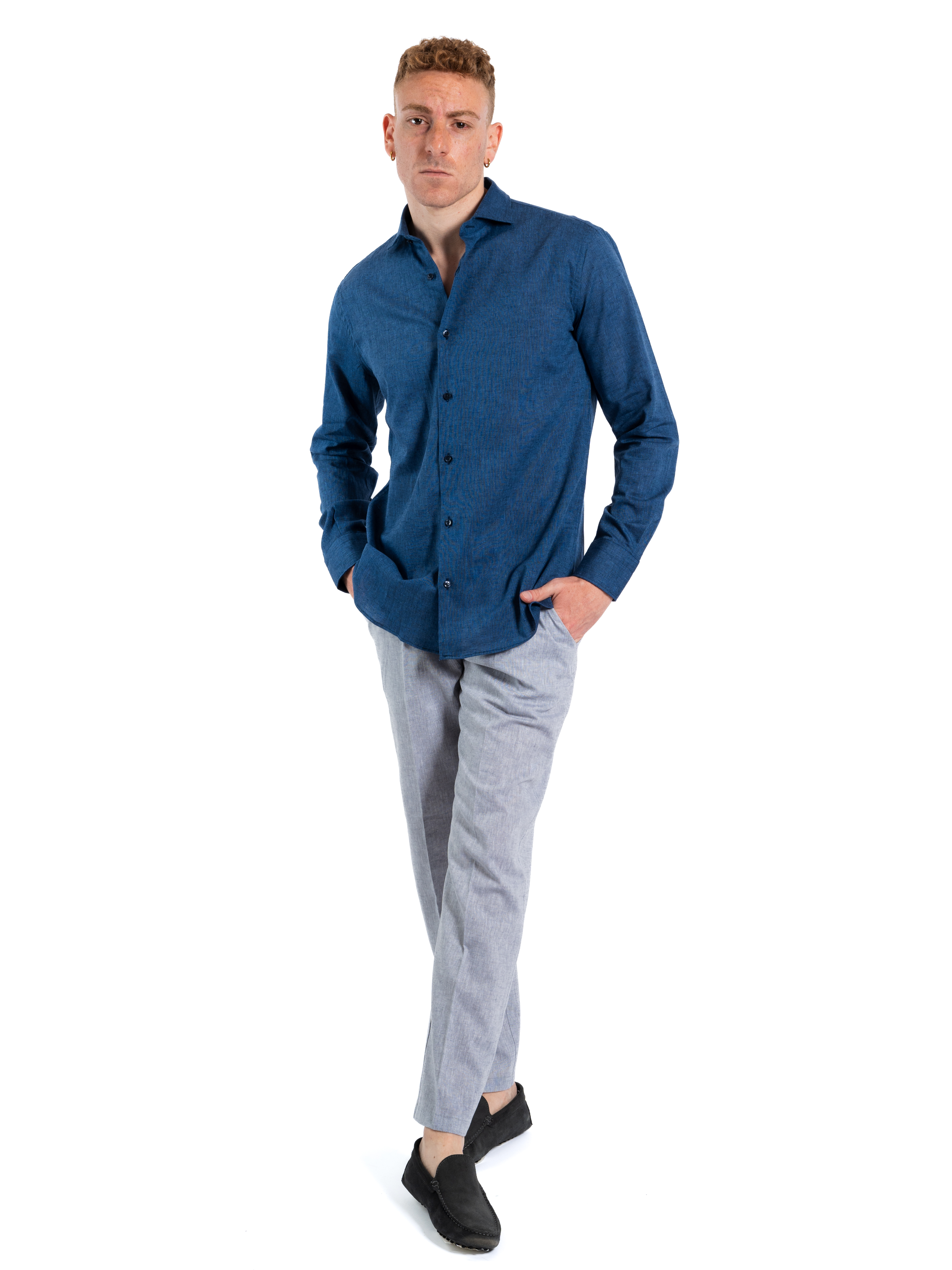 Camicia Positano blu