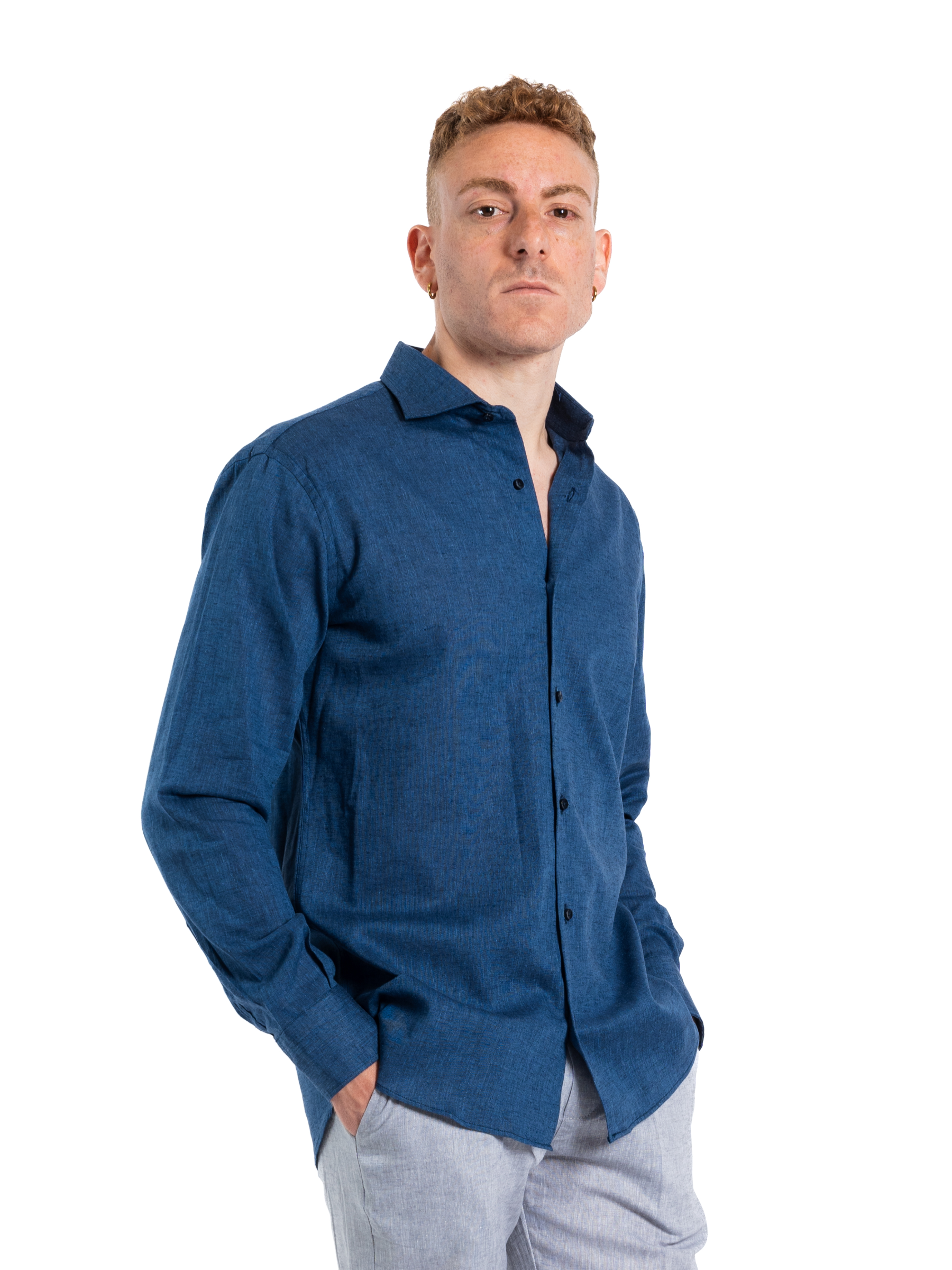 Camicia Positano blu