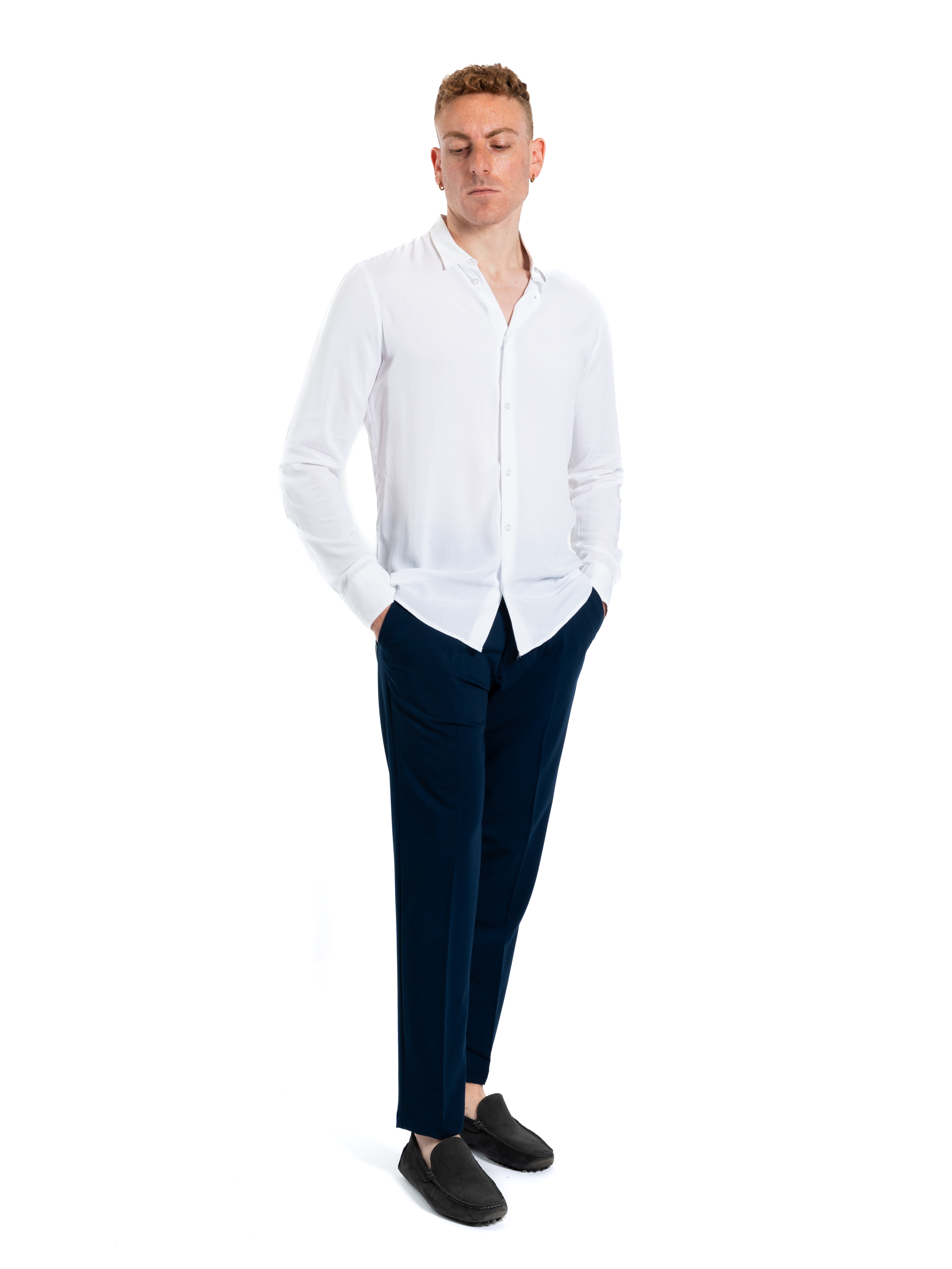 Camicia Stromboli bianca over