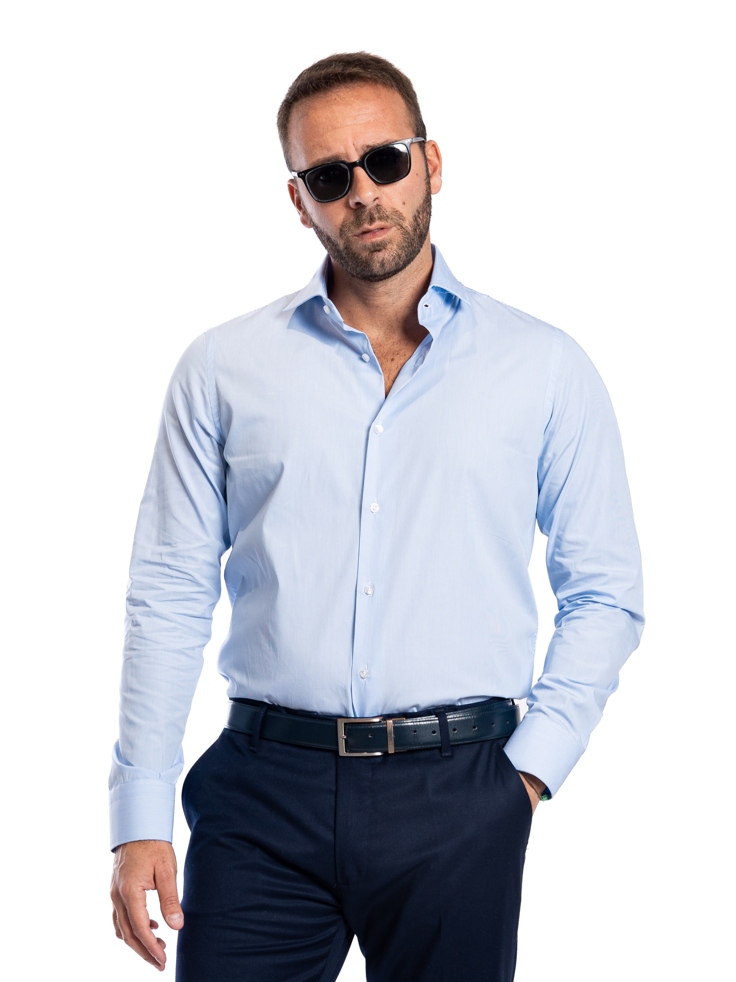 Camicia Club rigo cielo