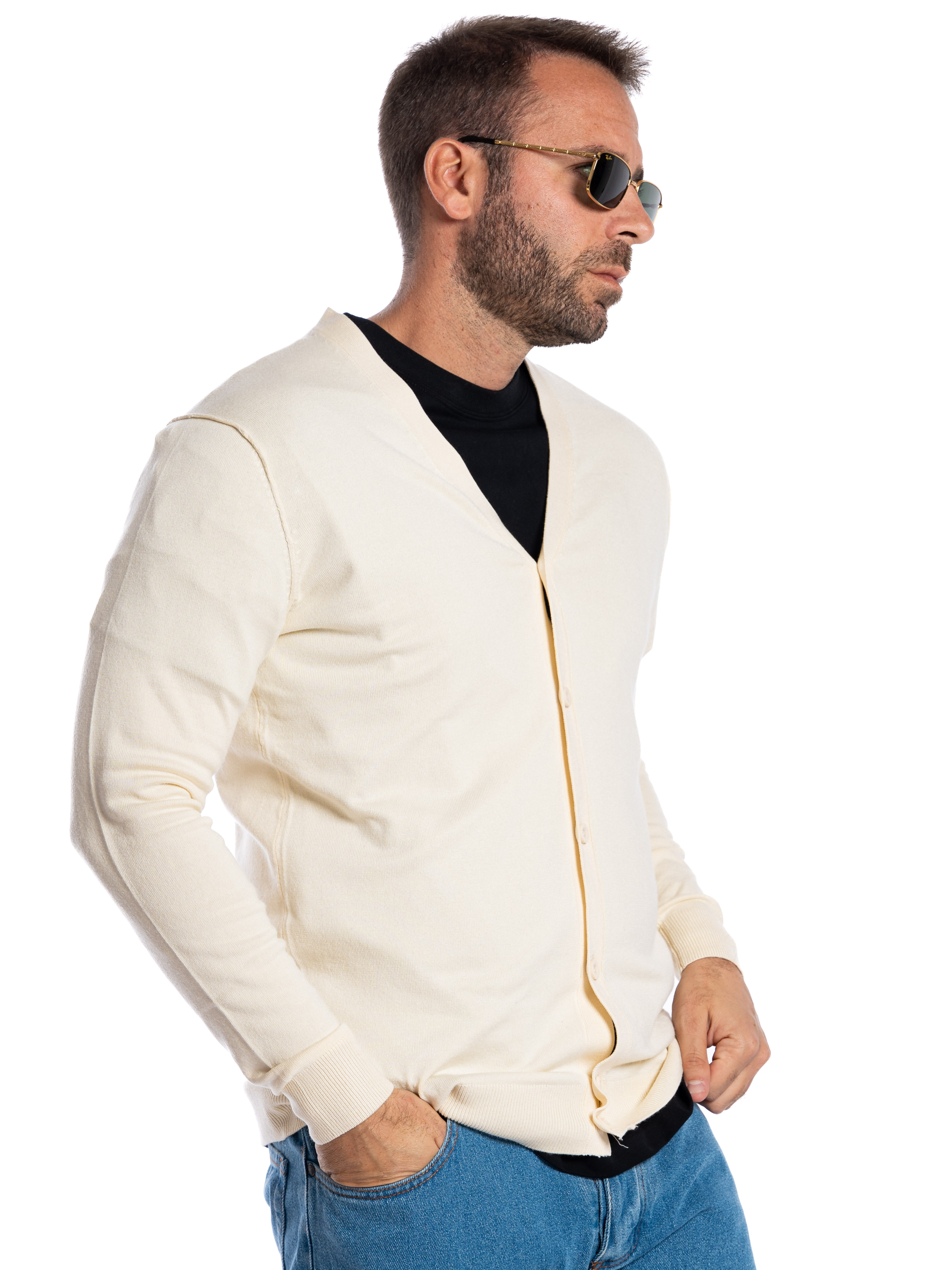 Cardigan Saint bianco