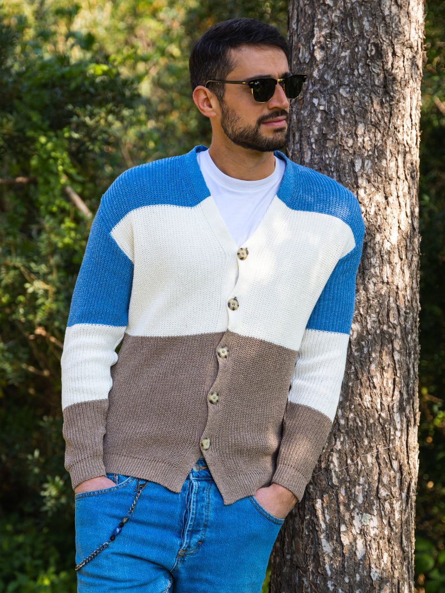 Cardigan Tricolor