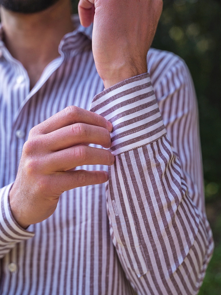 Camicia Maiori tortora - 100%