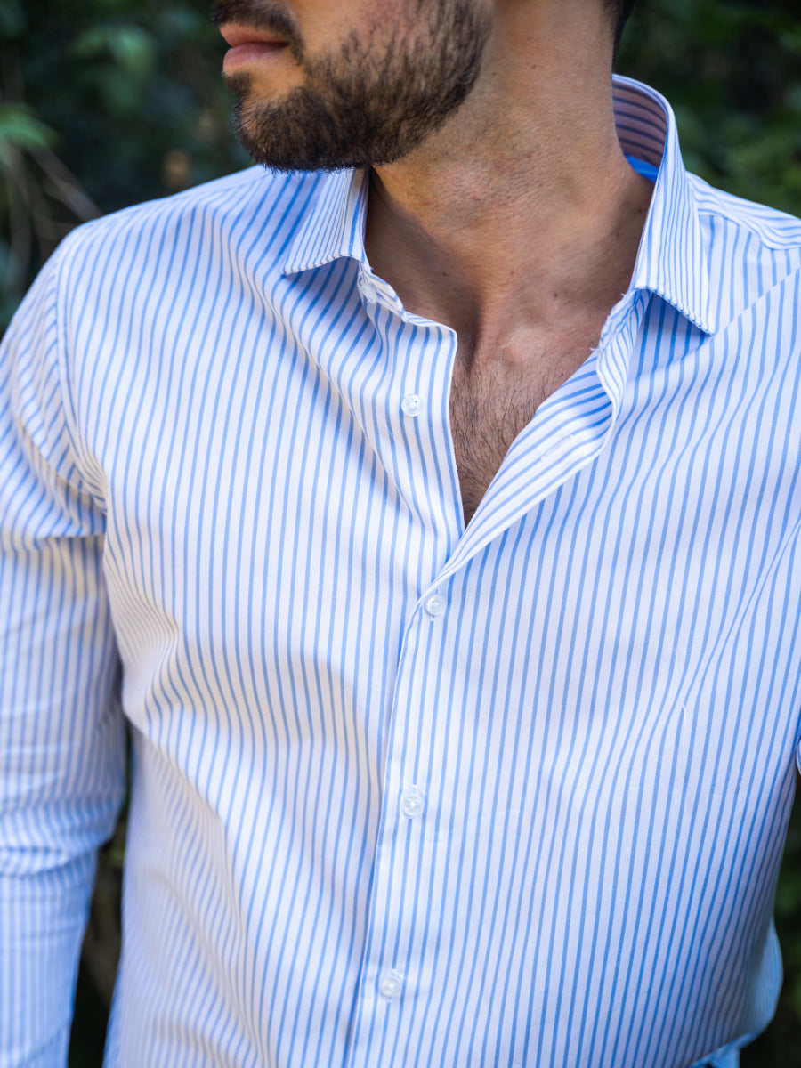 Camicia Cotton Celeste