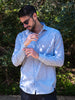 Camicia Maiori azzurra - 100%