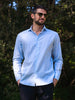 Camicia Maiori cielo - 100%