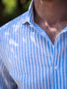 Camicia Maiori cielo - 100%