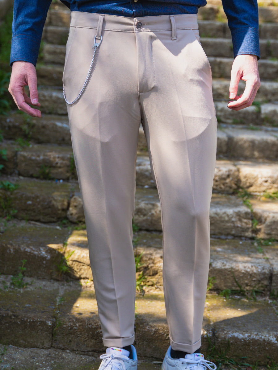 Pantalone Paris beige