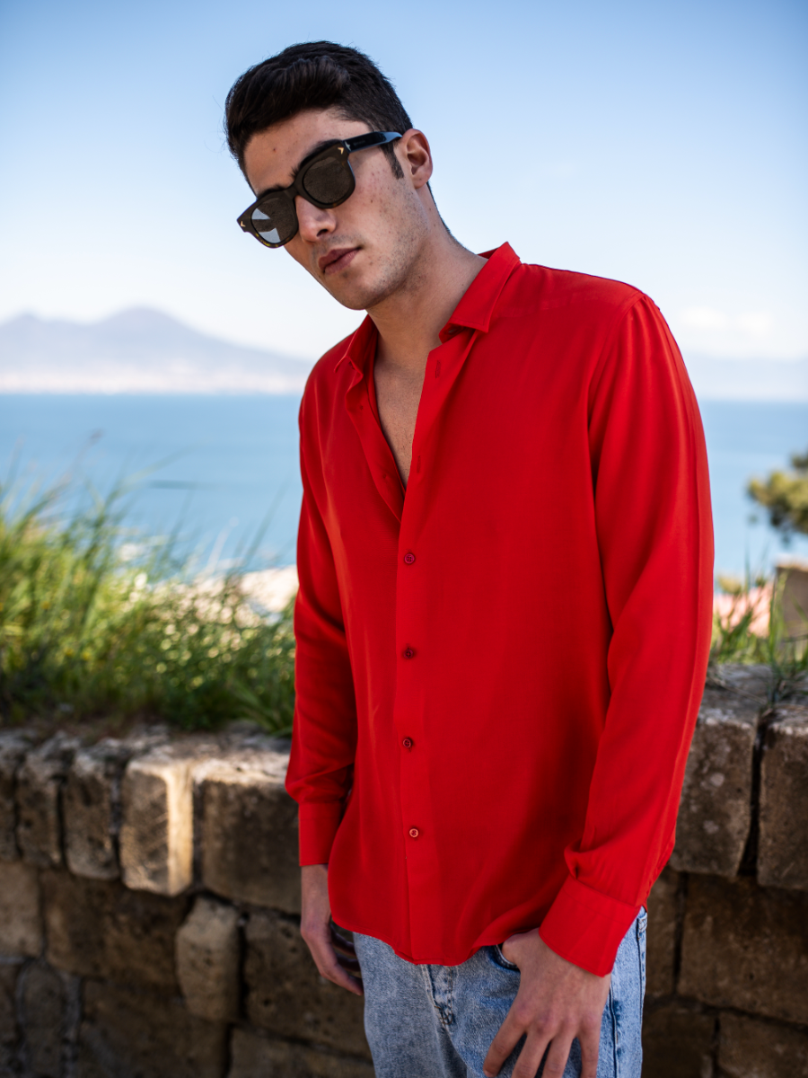 Camicia Stromboli Corallo