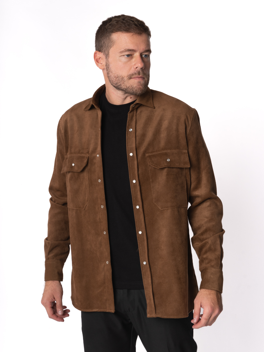 Camicia Amarillo cuoio