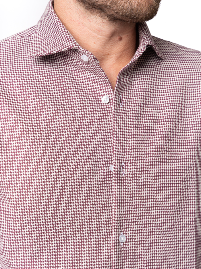 Camicia Burnaby bordeaux
