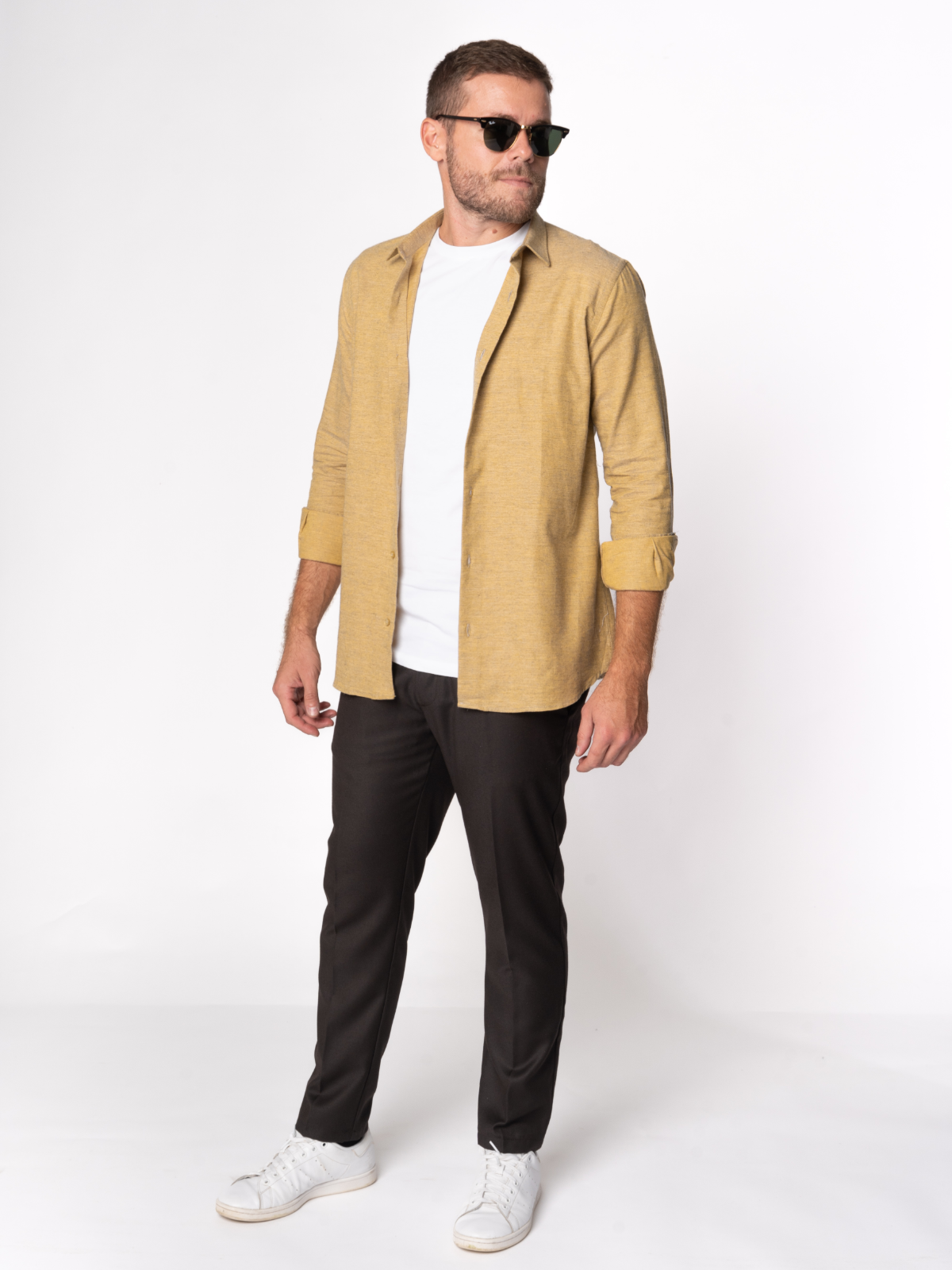 Camicia Santander ocra